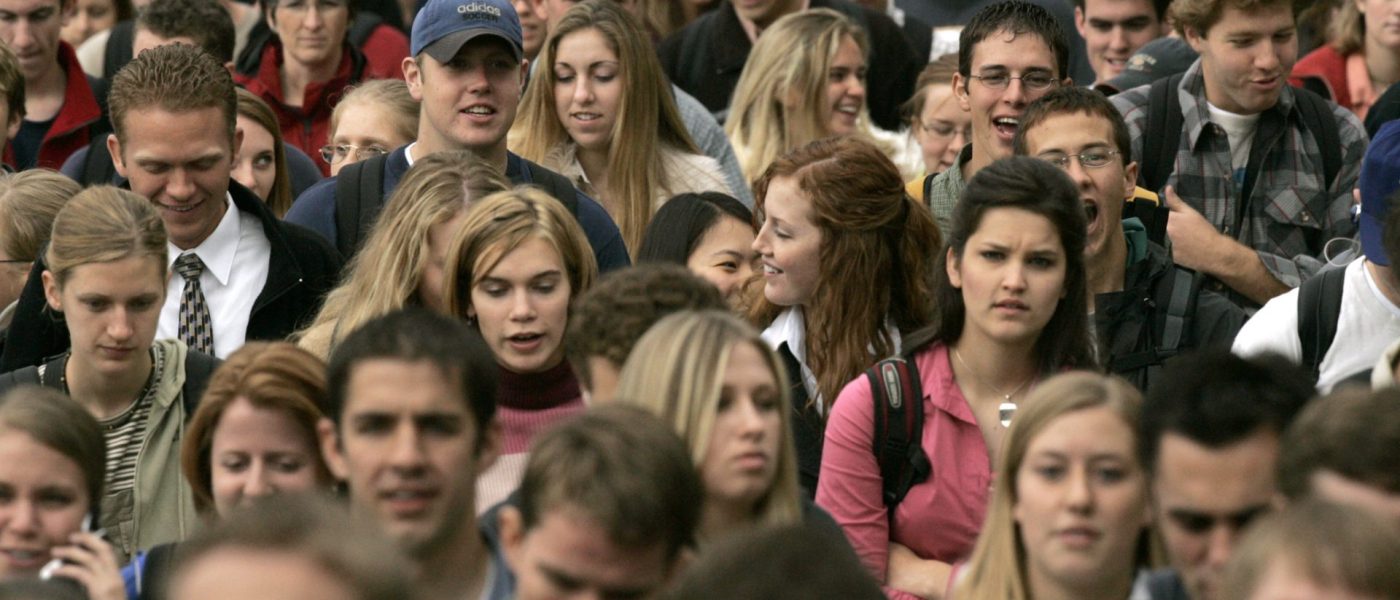 0410-64 GCS Leaving Devotional

Students and Faculty leaving the Marriott Center after Tuesday Devotional

10/19/04

Photo by Jaren Wilkey/BYU

Copyright BYU PHOTO 2004
All Rights Reserved
photo@byu.edu  (801)422-7322