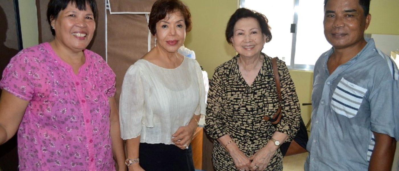 Founders of Guidelines' ministry in inner-city Manila, Flor and Herman Manalo with Tita Doyet (center left) and Mommy Jean (center right).